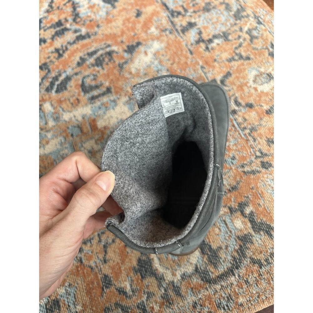 Chaco Hopi Waterproof Leather & Wool Boots Castlerock Gray Buckle Women’s US 8 - Picture 6 of 10